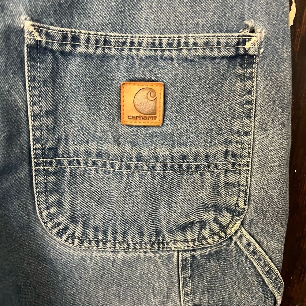 Carhartt men’s Original Dungaree Fit. carpenter Jeans. Size 33 x 32 - Picture 3 of 7